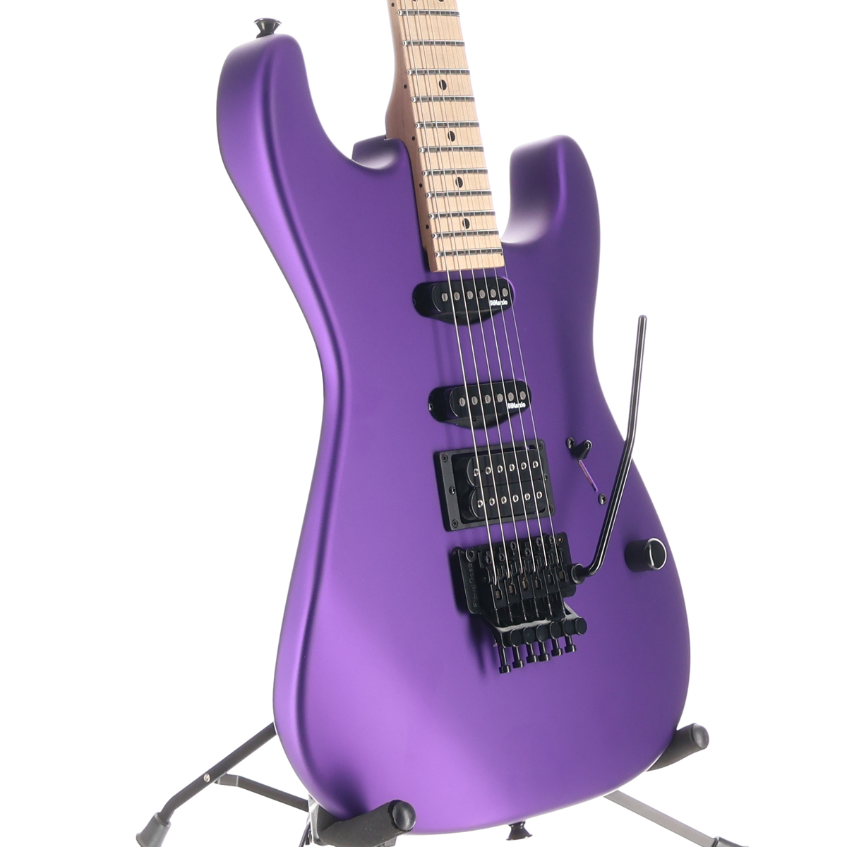 Charvel USA Select San Dimas Style 1 HSS FR, Maple Fingerboard, Satin Plum (Q2) (13810)
