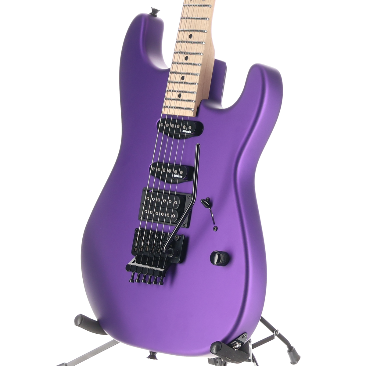 Charvel USA Select San Dimas Style 1 HSS FR, Maple Fingerboard, Satin Plum (Q2) (13810)