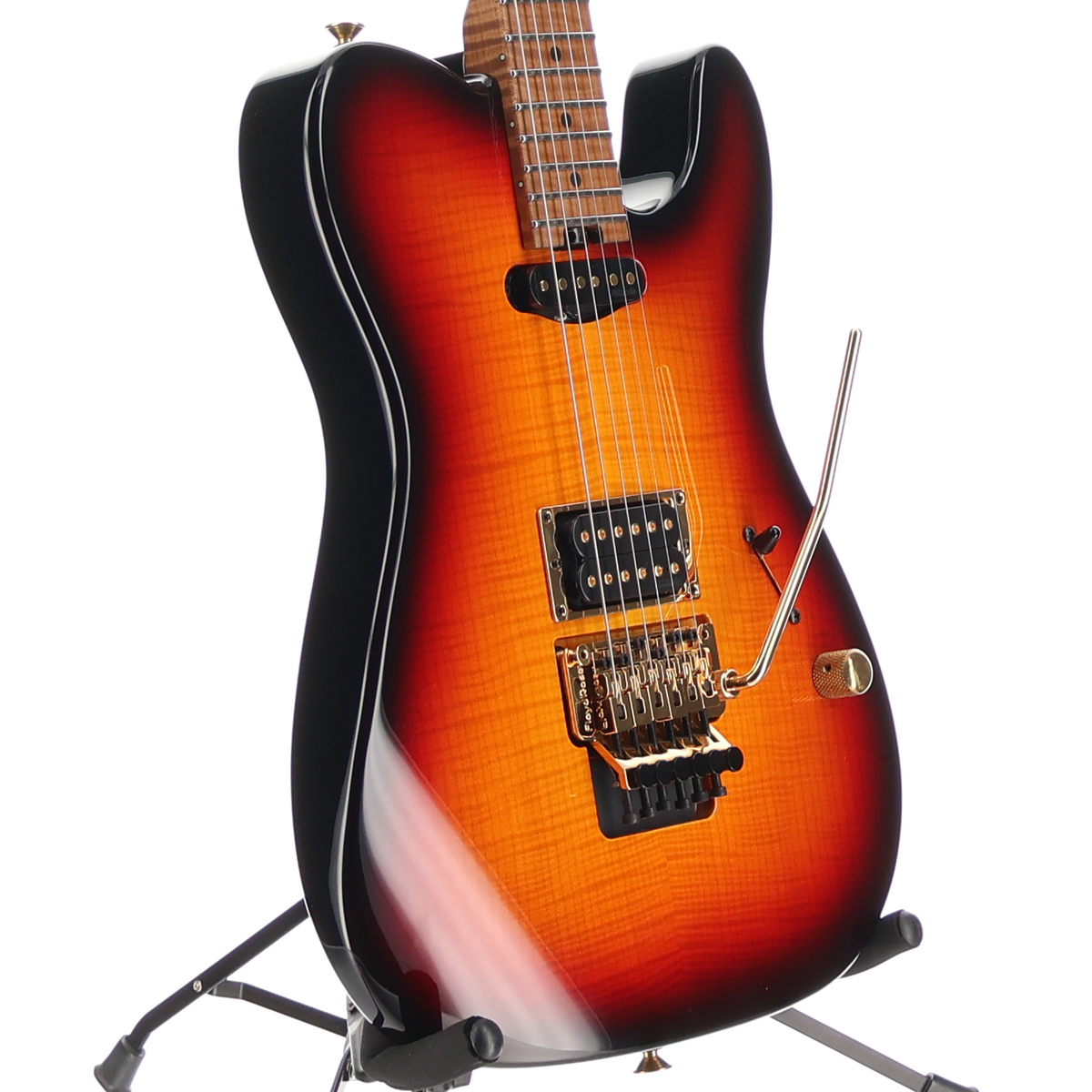 Charvel Custom Shop Custom Shop Select ST2 HS FR 3 Tone Sunburst (Y12) (14511)