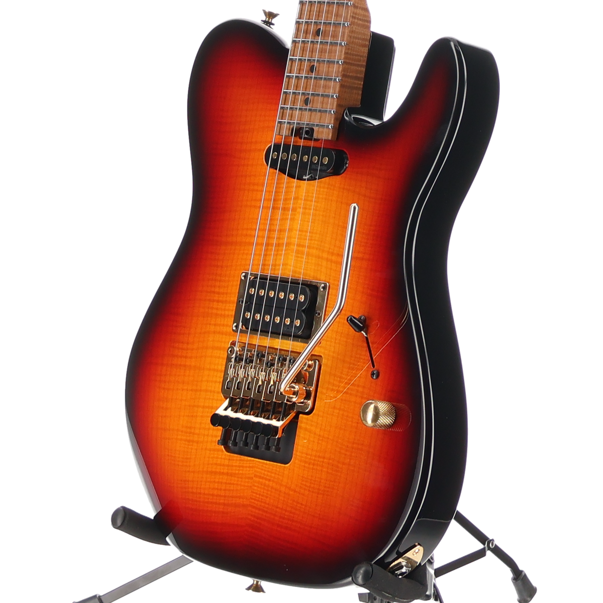 Charvel Custom Shop Custom Shop Select ST2 HS FR 3 Tone Sunburst (Y12) (14511)