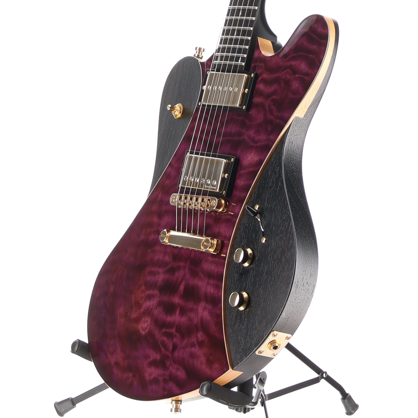 Framus Masterbuilt Steve Salas Signature Idolmaker Electric Guitar Black Satin Back and Sides - 2014 (P1) (37914)