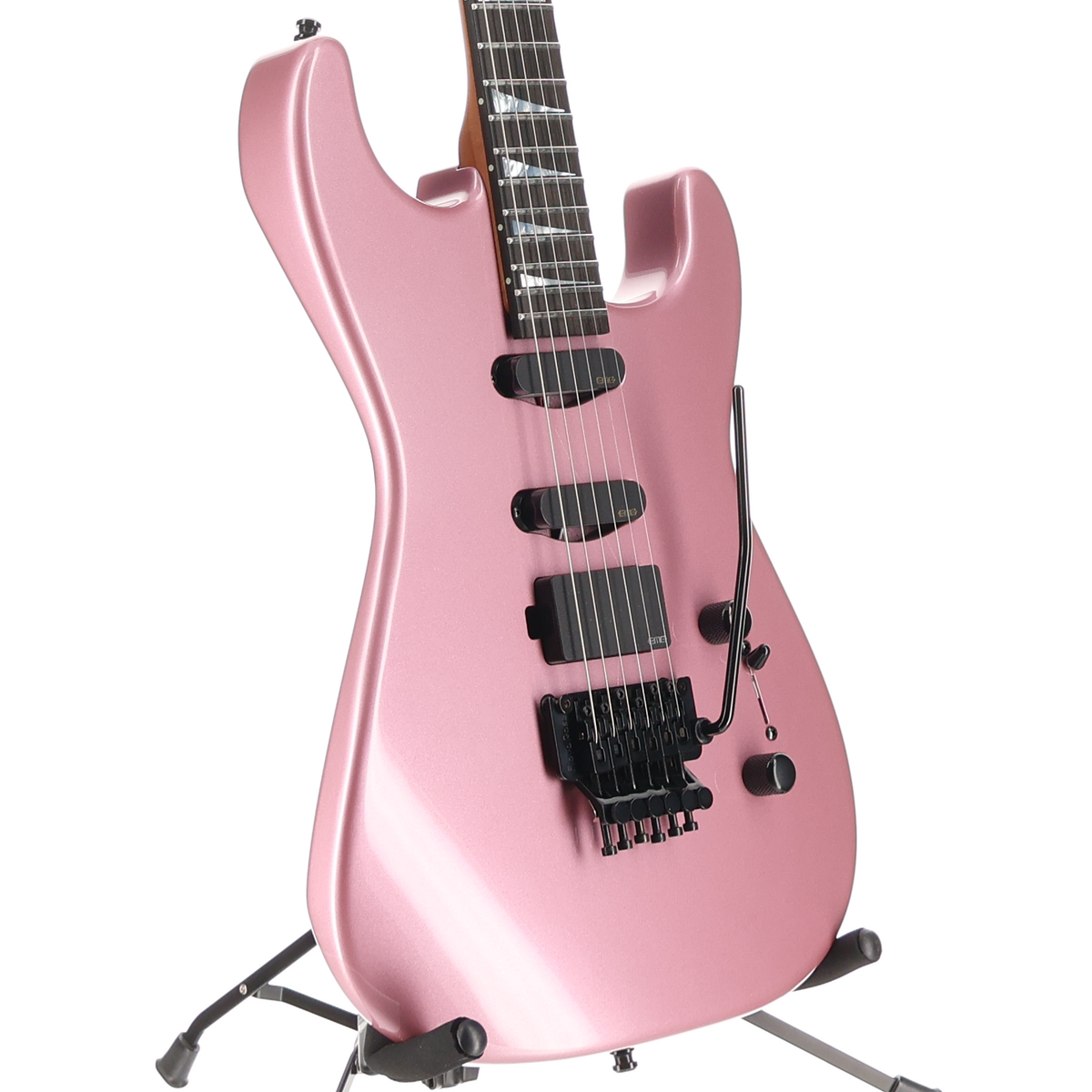 Charvel Custom Shop Custom Shop Electric Guitar San Dimas HSS FR Burgundy Mist Metallic (RC2) (16805)