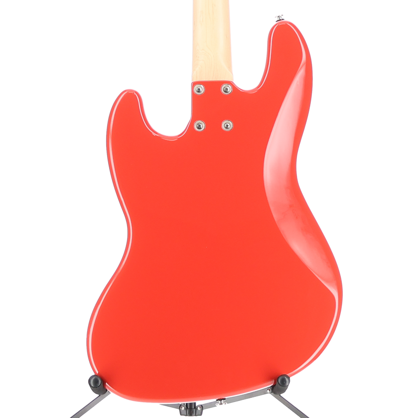 G&L Fullerton Deluxe JB 4 Electric Bass - Block Inlay - Fullerton Red (RC2) (04098)