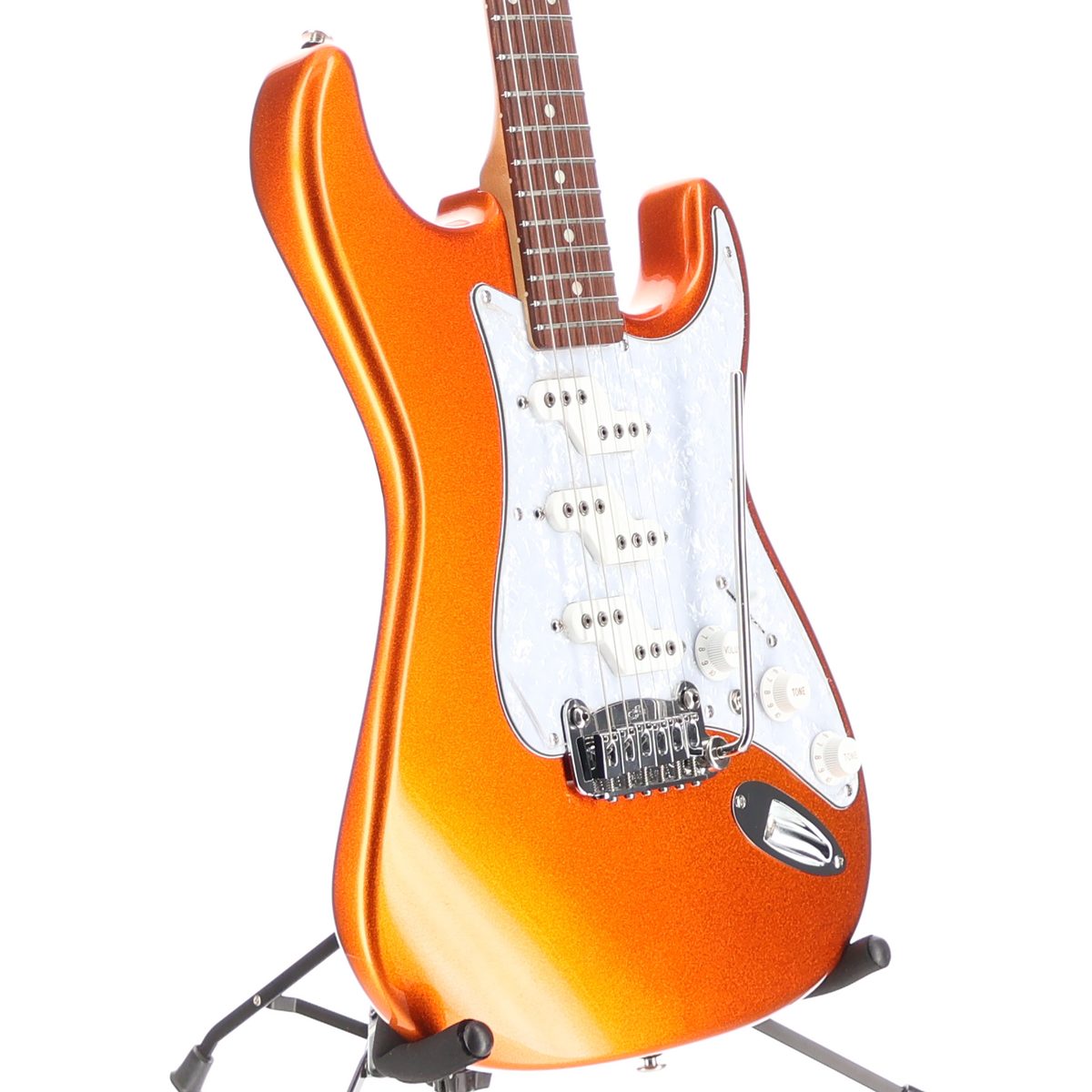 G&L Fullerton Deluxe Comanche Electric Guitar Orange Sparkle (AA6) (07279)