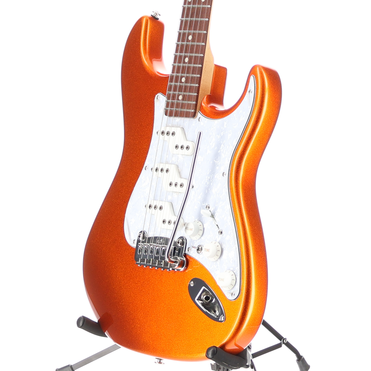 G&L Fullerton Deluxe Comanche Electric Guitar Orange Sparkle (AA6) (07279)