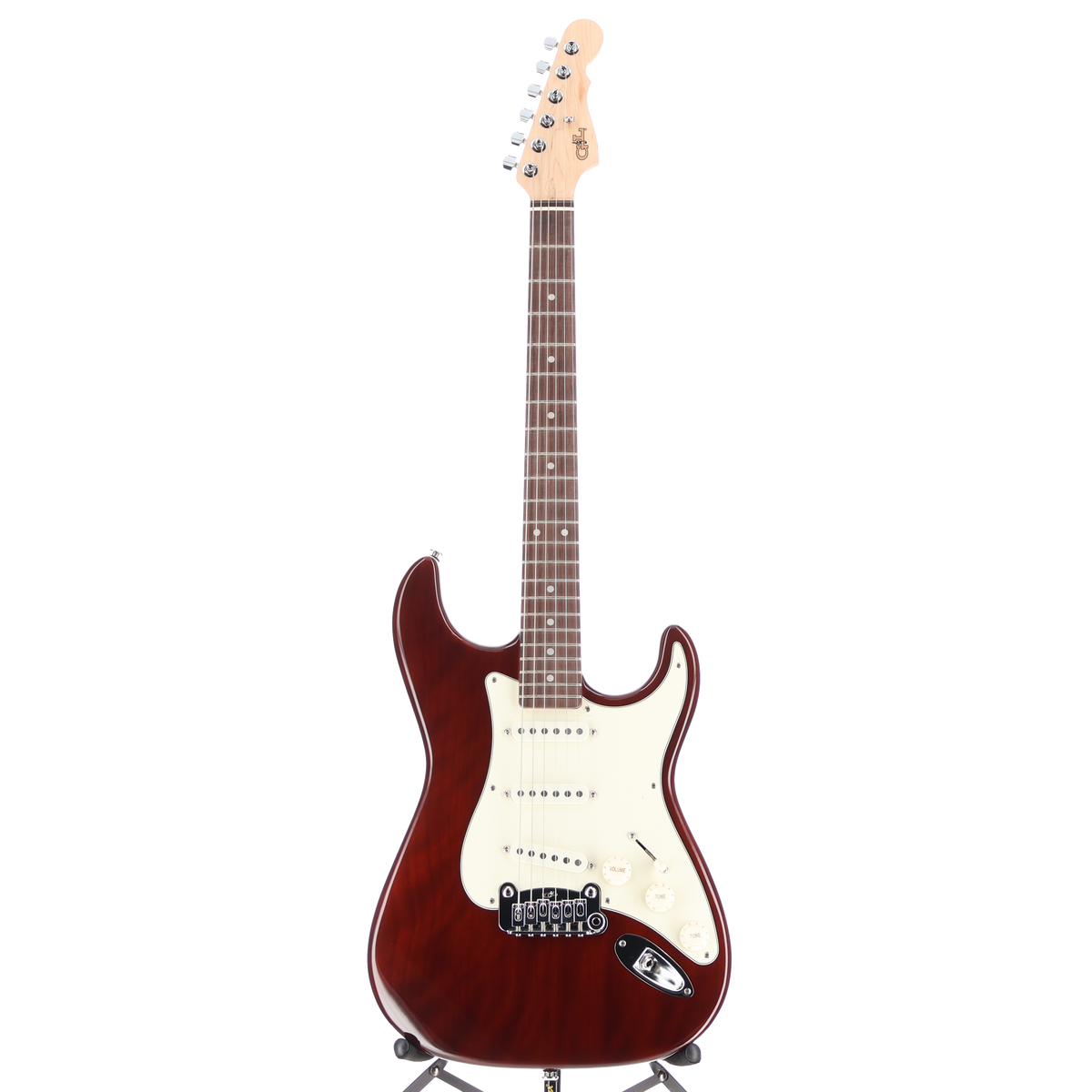 G&L Prototype Legacy Electric Guitar Transparent Mocha Finish (#13) (08168)