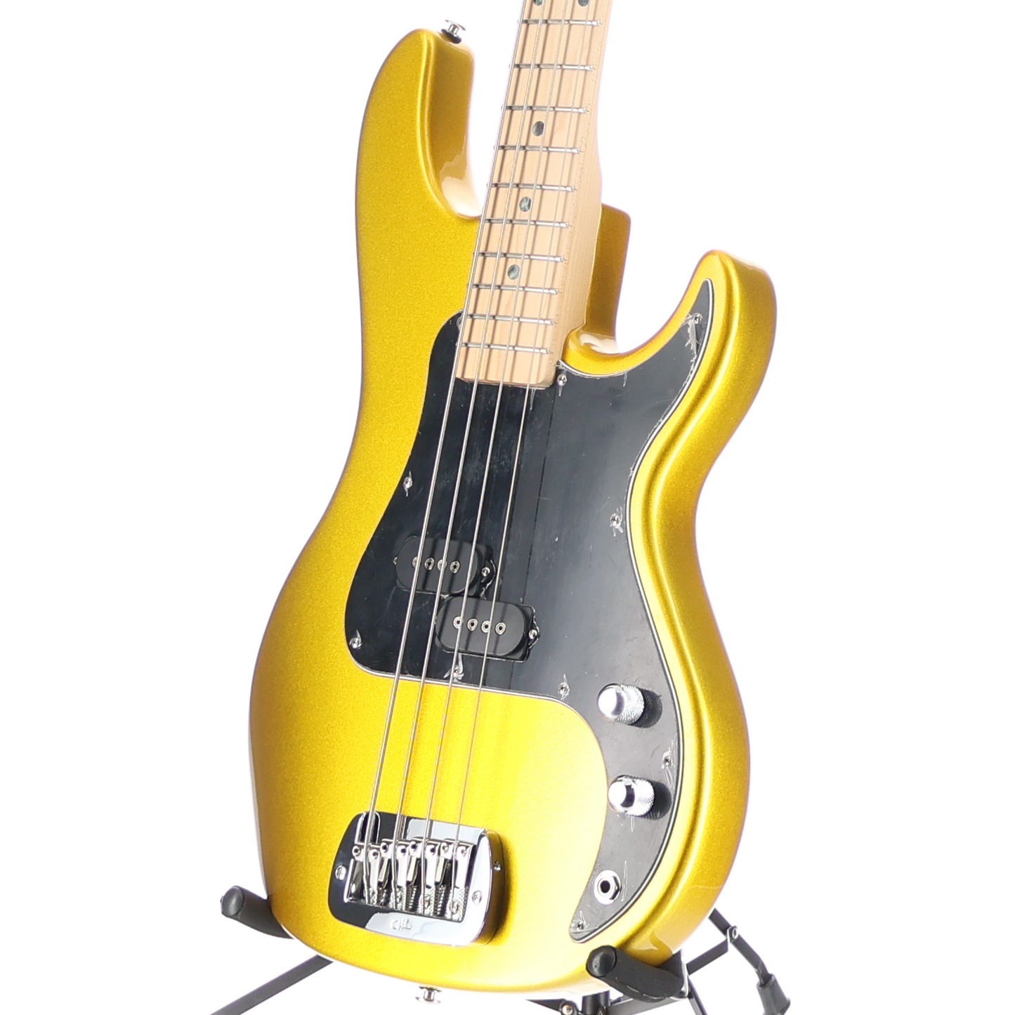 G&L Fullerton Deluxe SB-1 - Yellow Sparkle (M5) (08143)