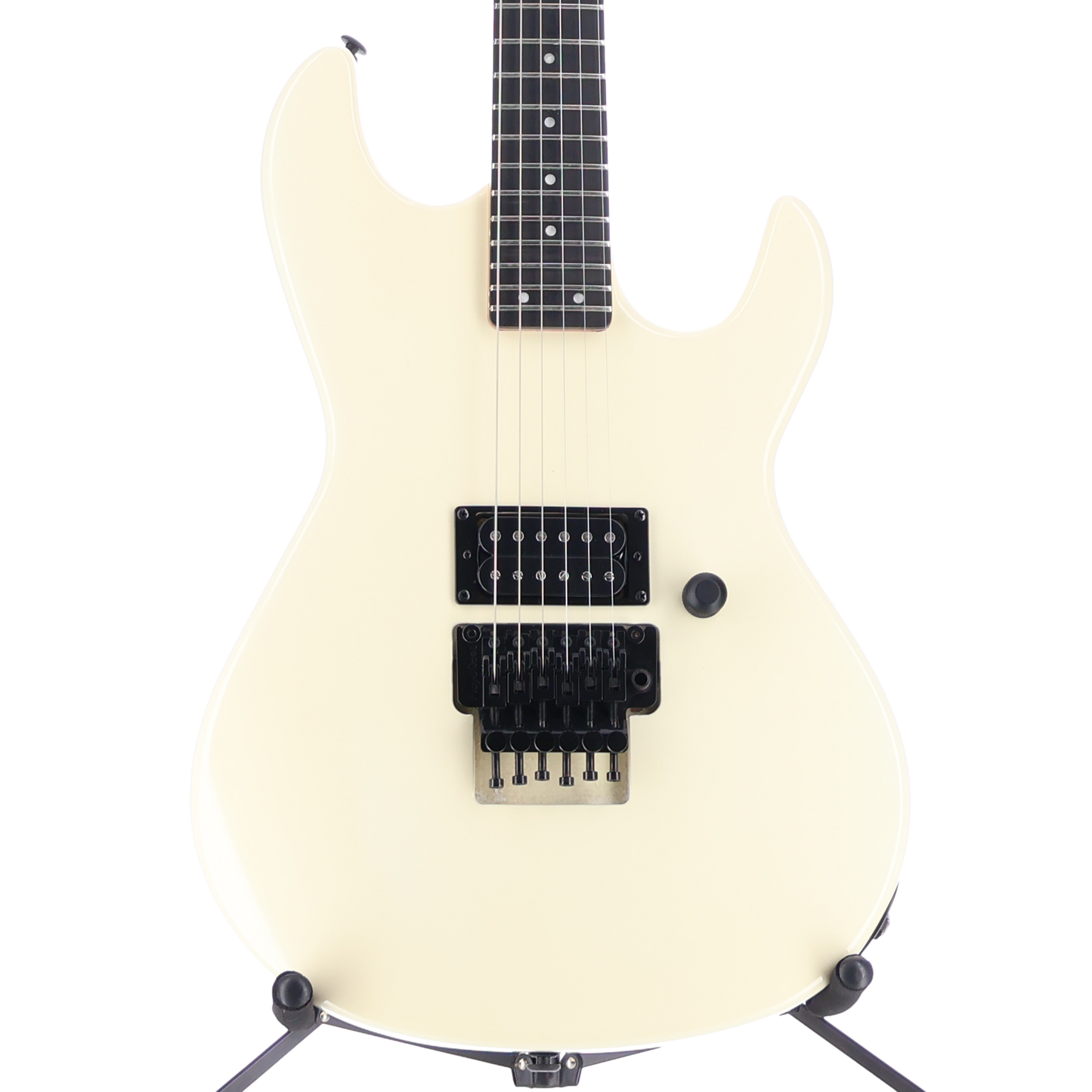 G&L Fullerton Deluxe Rampage 24 Floyd Rose Ebony Fingerboard - Ivory (Y4) (09069)