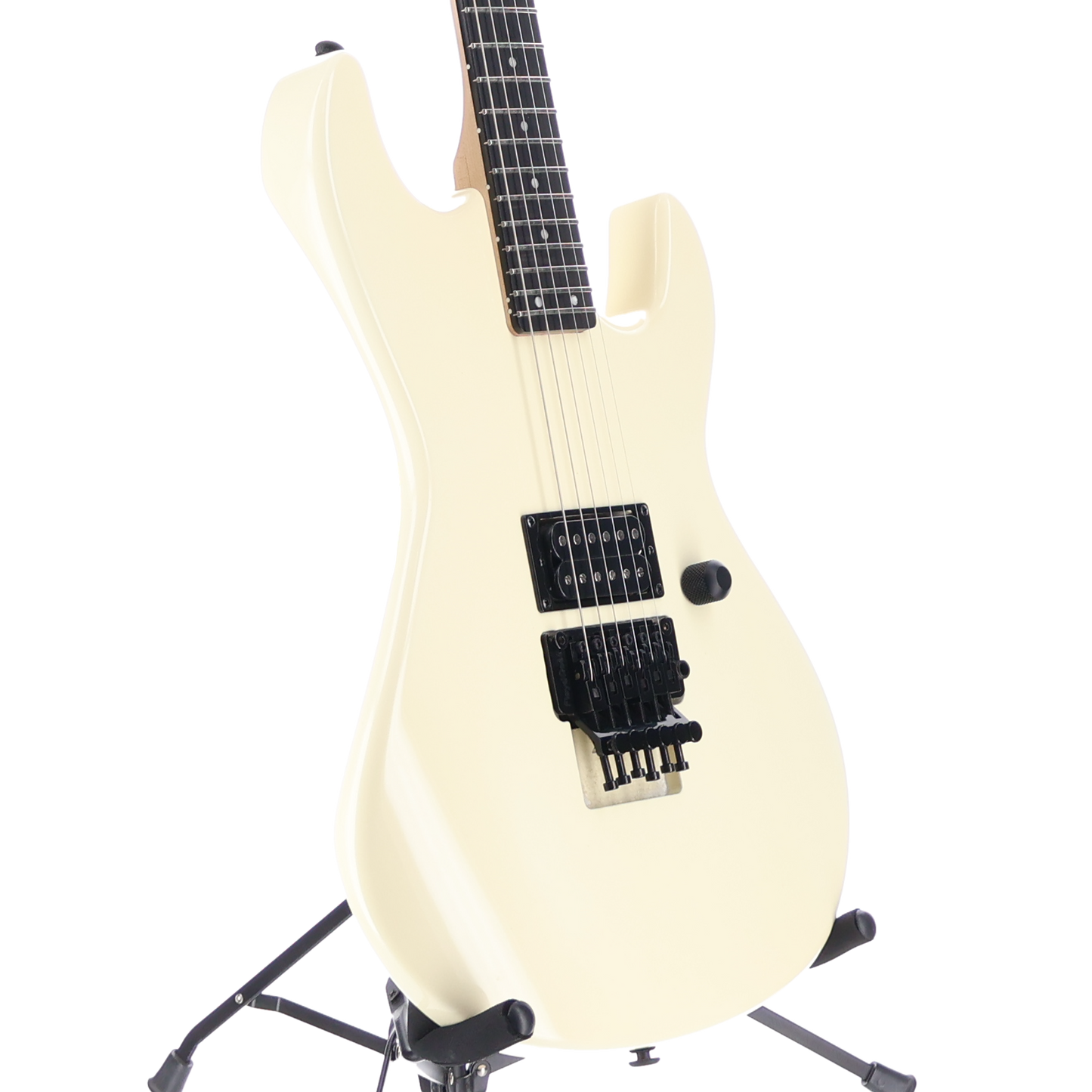 G&L Fullerton Deluxe Rampage 24 Floyd Rose Ebony Fingerboard - Ivory (Y4) (09069)