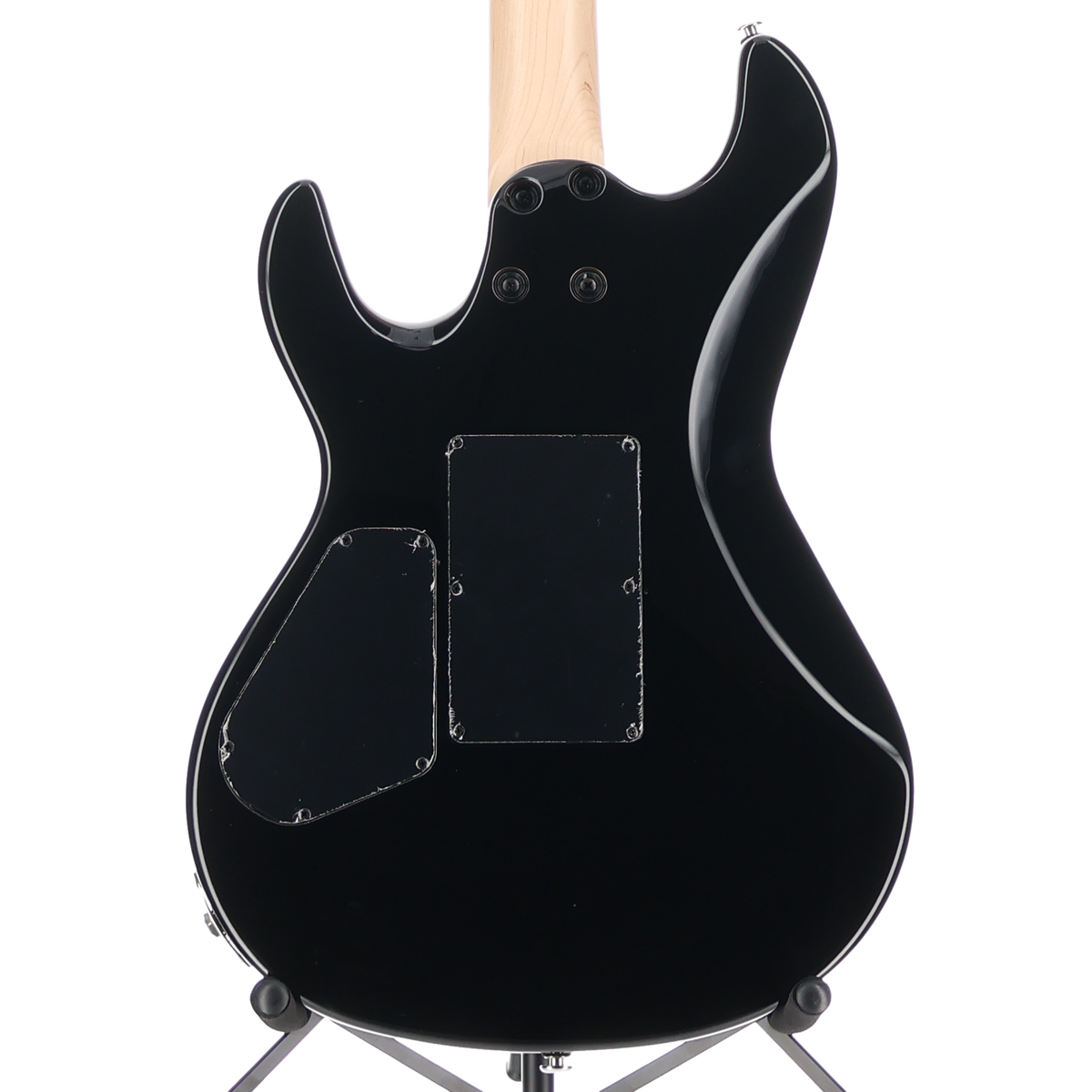 G&L Fullerton Deluxe Rampage 24 - Jet Black, Maple Fingerboard, Chrome Floyd Rose - Gloss Black (F3) (06173)