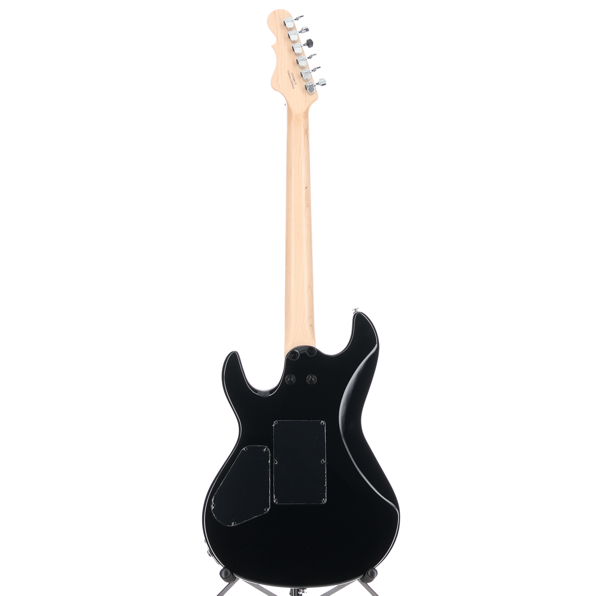 G&L Fullerton Deluxe Rampage 24 - Jet Black, Maple Fingerboard, Chrome Floyd Rose - Gloss Black (F3) (06173)