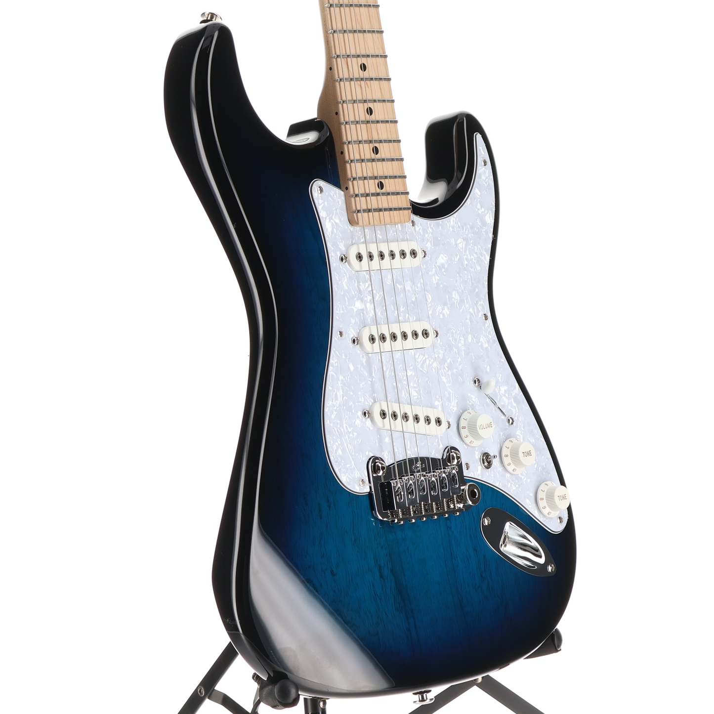 G&L Fullerton Deluxe S-500 Electric Guitar Blueburst  (04138)