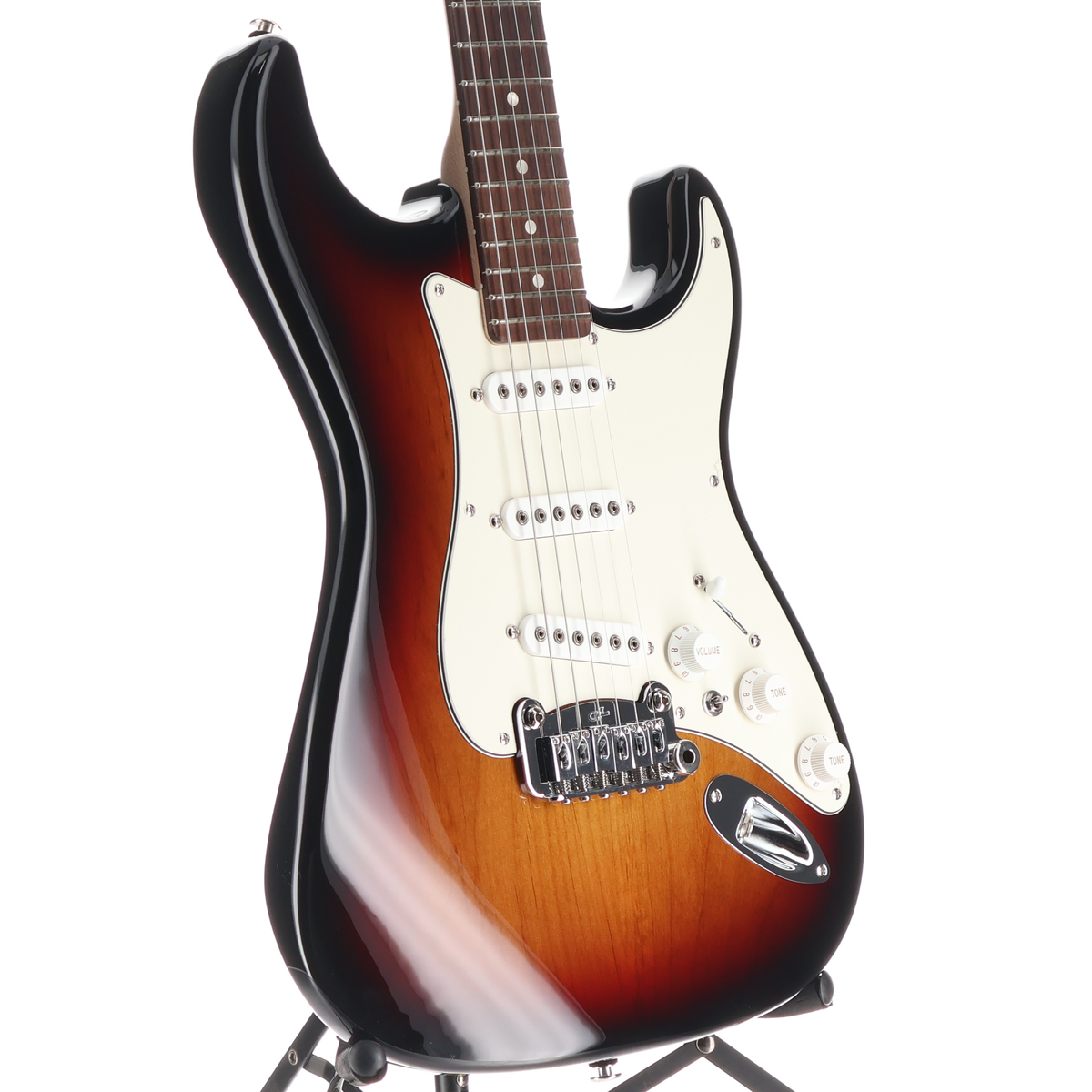 G&L Fullerton Deluxe S-500 Electric Guitar 3 Tone Sunburst (04168)