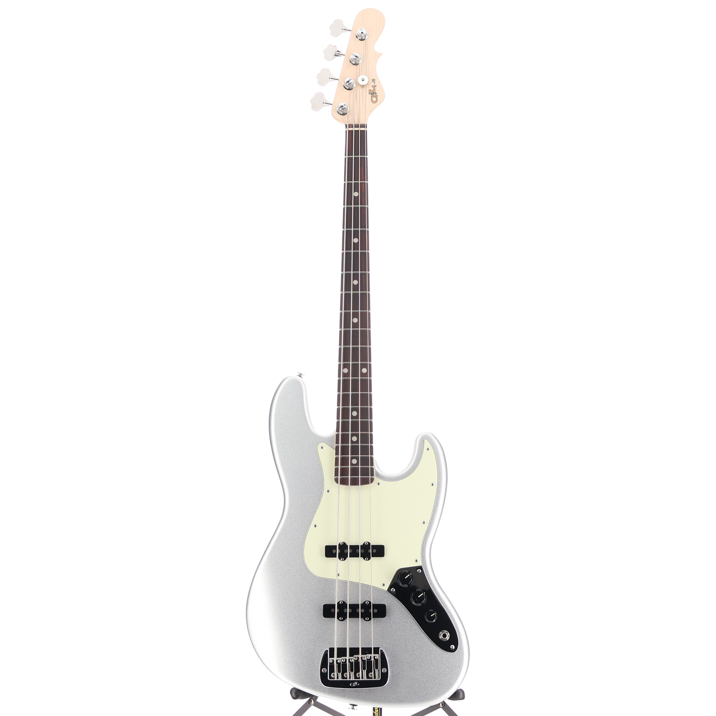 G&L G&L Fullerton Deluxe JB 4 Bass Silver Metallic (04181)