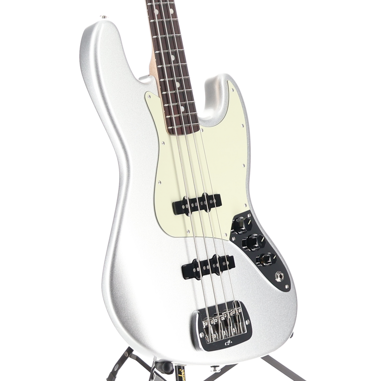 G&L G&L Fullerton Deluxe JB 4 Bass Silver Metallic (04181)