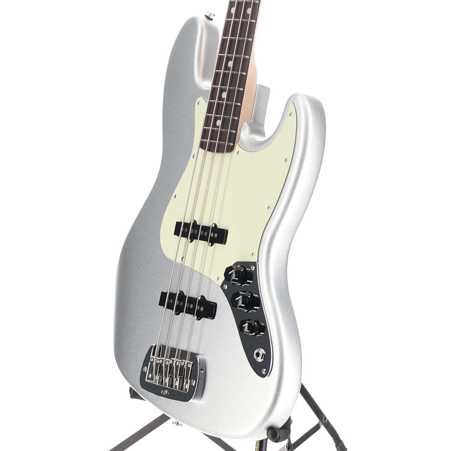 G&L G&L Fullerton Deluxe JB 4 Bass Silver Metallic (04181)