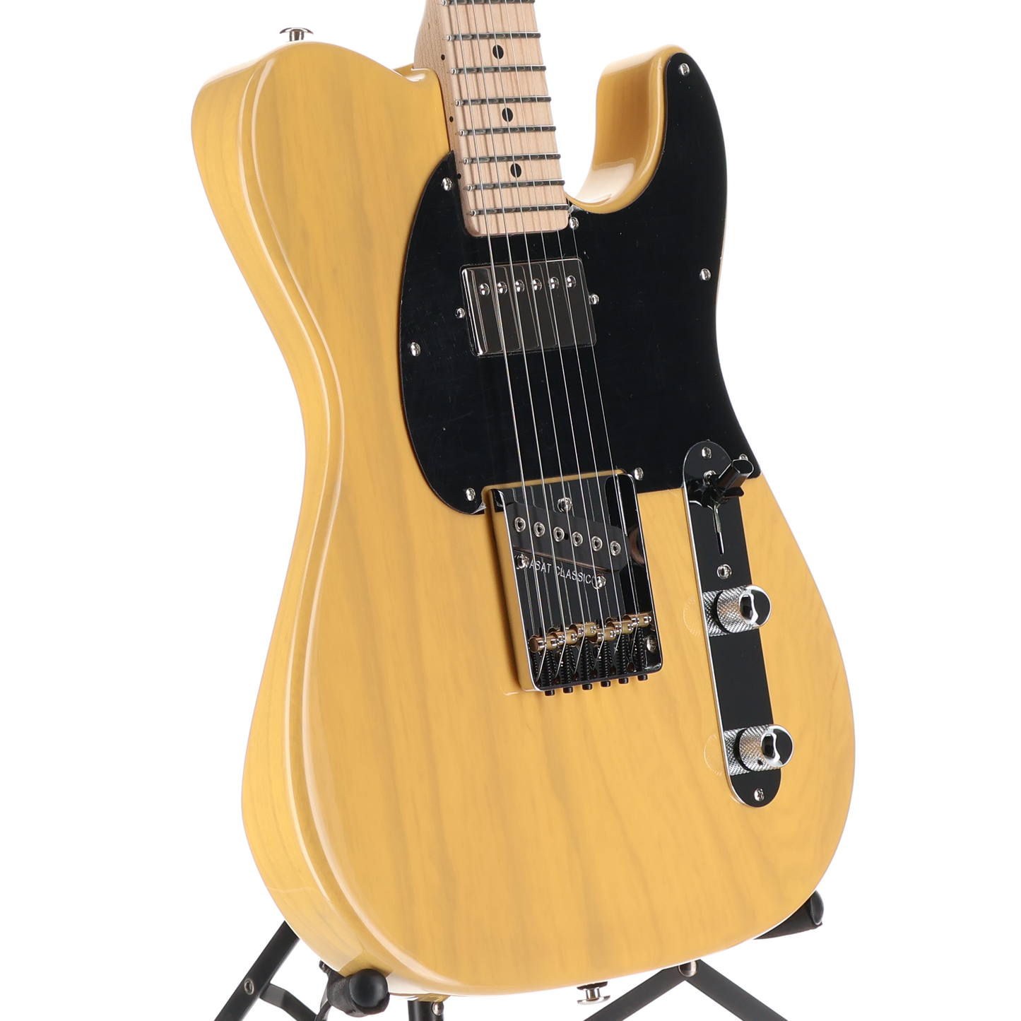 G&L Fullerton Deluxe ASAT Classic Bluesboy Electric Guitar Butterscotch (05193)
