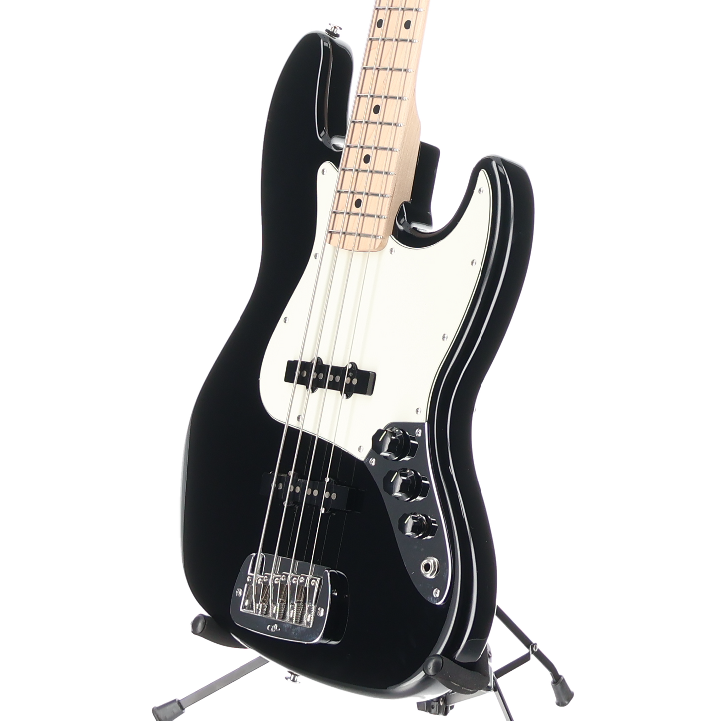 G&L Fullerton Deluxe JB 4 String Bass Guitar - Jet Black (U10) (05202)