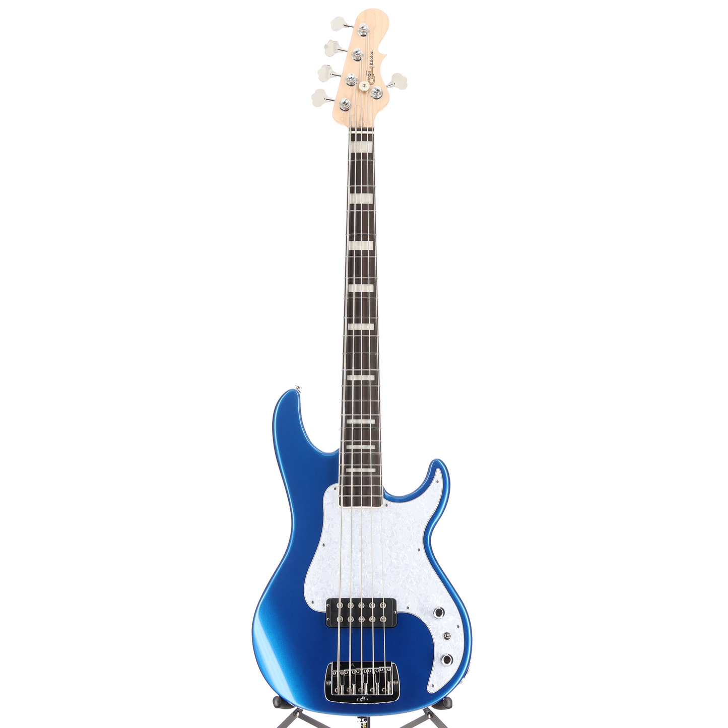 G&L Build to Order Kiloton 5 String Bass Guitar Midnight Blue Metallic (07160)