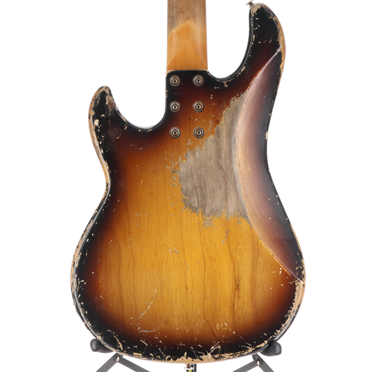 G&L Custom Shop Icon Inspired L-1000 Heavy Aged P bass 2-Tone Sunburst  (08011)