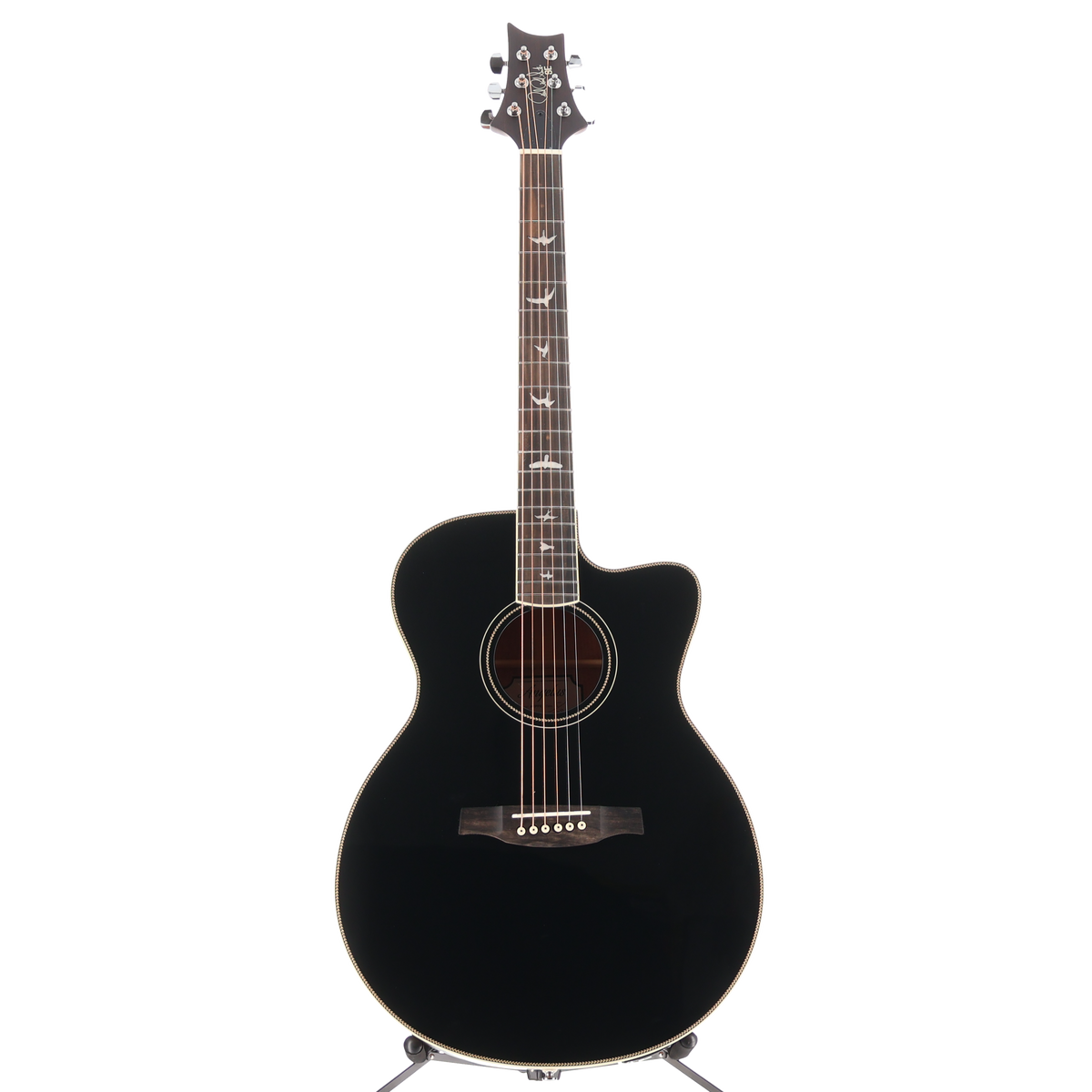 PRS SE A20E Angelus Cutaway Acoustic Electric Guitar - Black (U12) (17178)