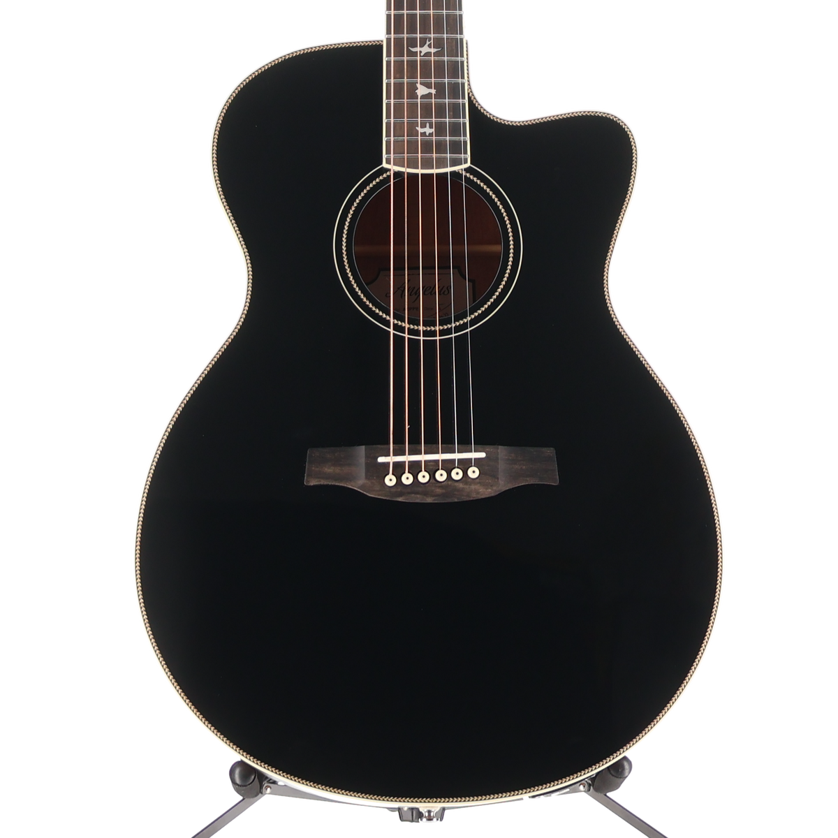 PRS SE A20E Angelus Cutaway Acoustic Electric Guitar - Black (U12) (17178)