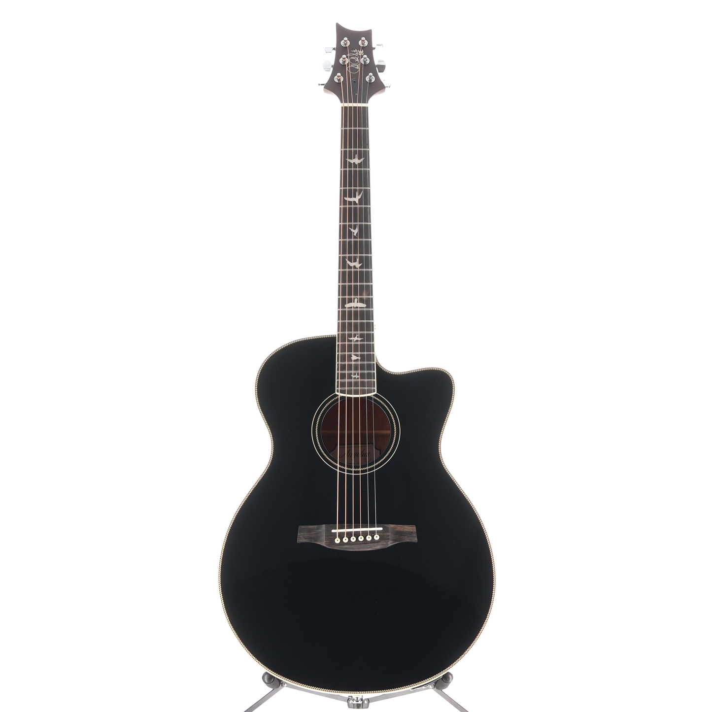 PRS SE A20E Angelus Cutaway Acoustic Electric Guitar - Black (S4) (18384)