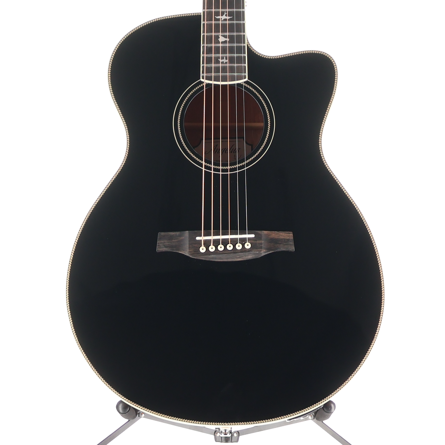 PRS SE A20E Angelus Cutaway Acoustic Electric Guitar - Black (S4) (18384)