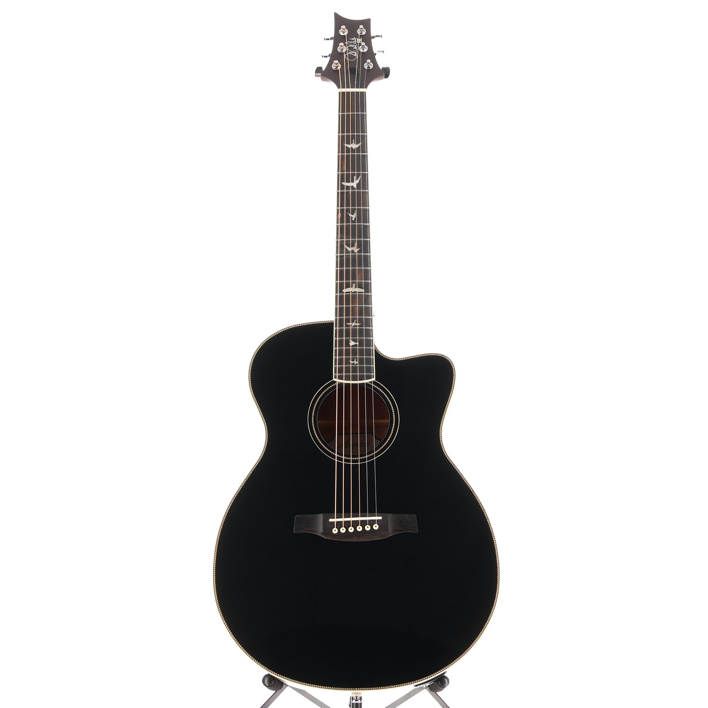 PRS SE A20E Angelus Cutaway Acoustic Electric Guitar - Black (Q1) (18736)