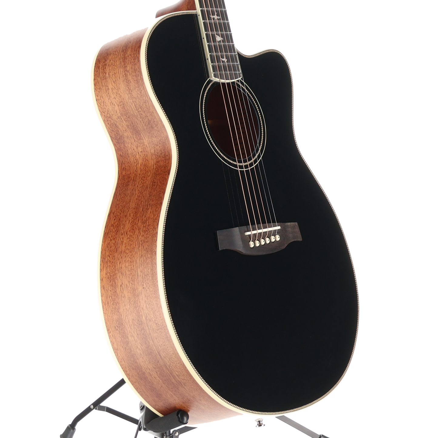 PRS SE A20E Angelus Cutaway Acoustic Electric Guitar - Black (Y2) (21845)