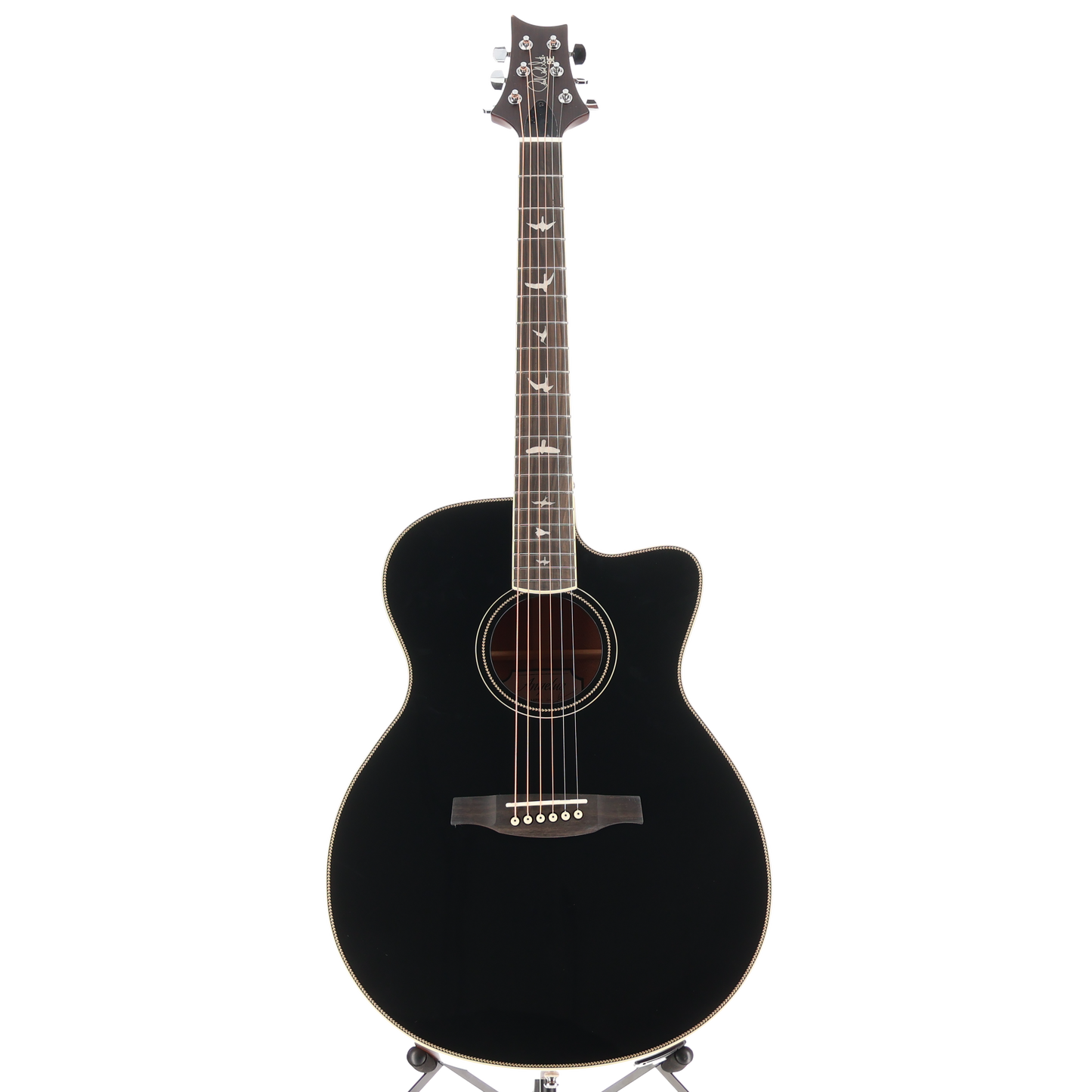 PRS SE A20E Angelus Cutaway Acoustic Electric Guitar - Black (M7) (22240)