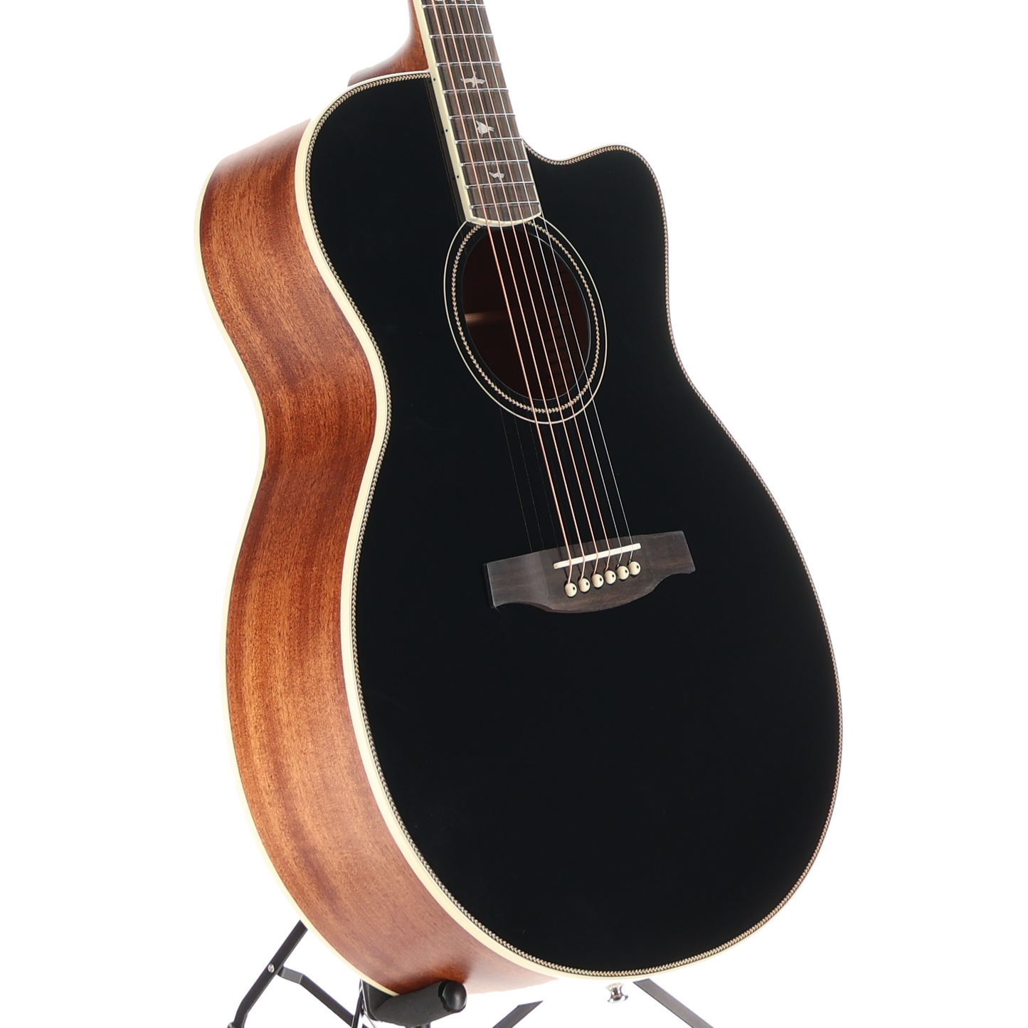 PRS SE A20E Angelus Cutaway Acoustic Electric Guitar - Black (M7) (22240)