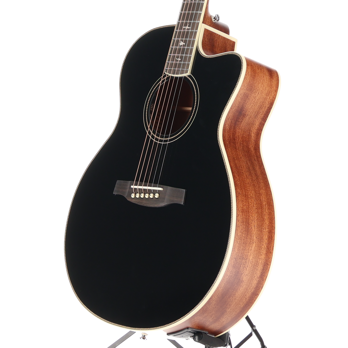 PRS SE A20E Angelus Cutaway Acoustic Electric Guitar - Black (M7) (22240)