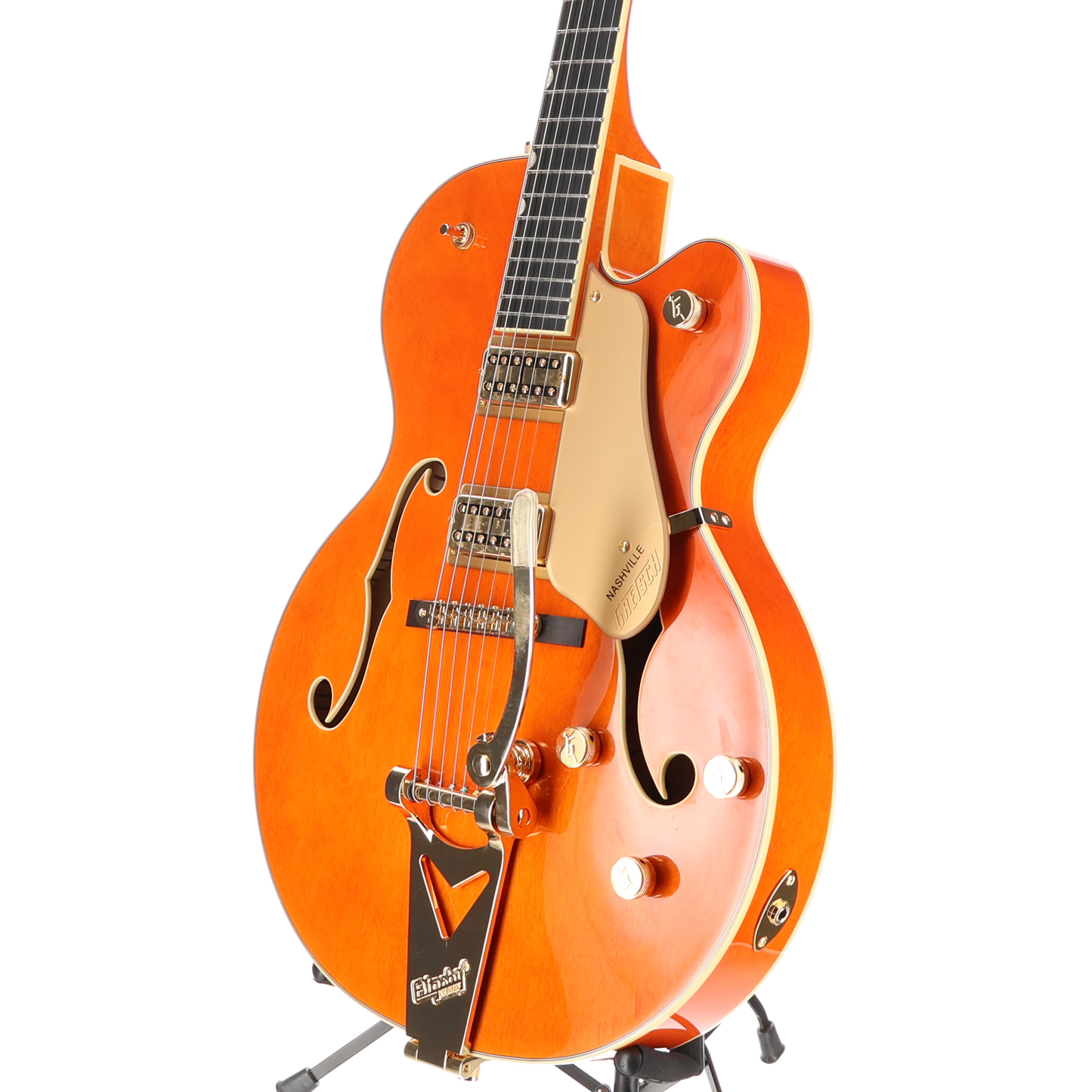 Gretsch Synchromatic™ Nashville™ Hollow Body Single-Cut,  50's Orange Stain, Plays Great (F6) (71004) (71004)