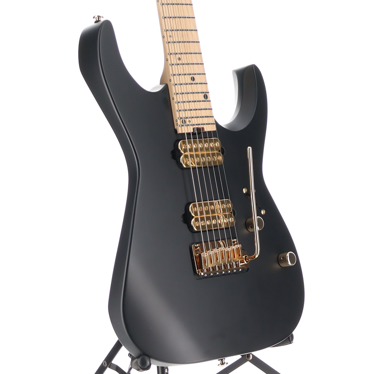 Charvel Angel Vivaldi Signature DK24-7 Nova, Satin Black, Maple Fingerboard, Expert Setup (A13) (00058)