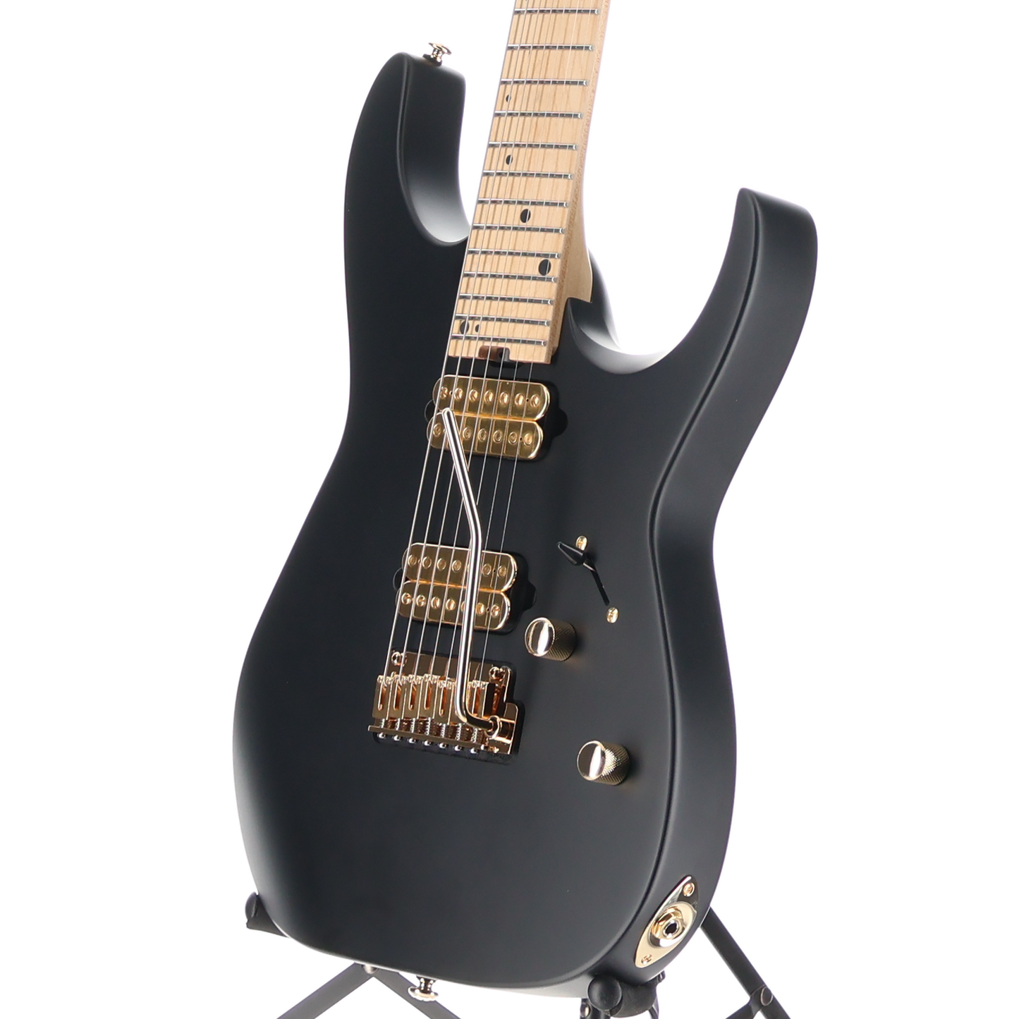 Charvel Angel Vivaldi Signature DK24-7 Nova, Satin Black, Maple Fingerboard, Expert Setup (A13) (00058)