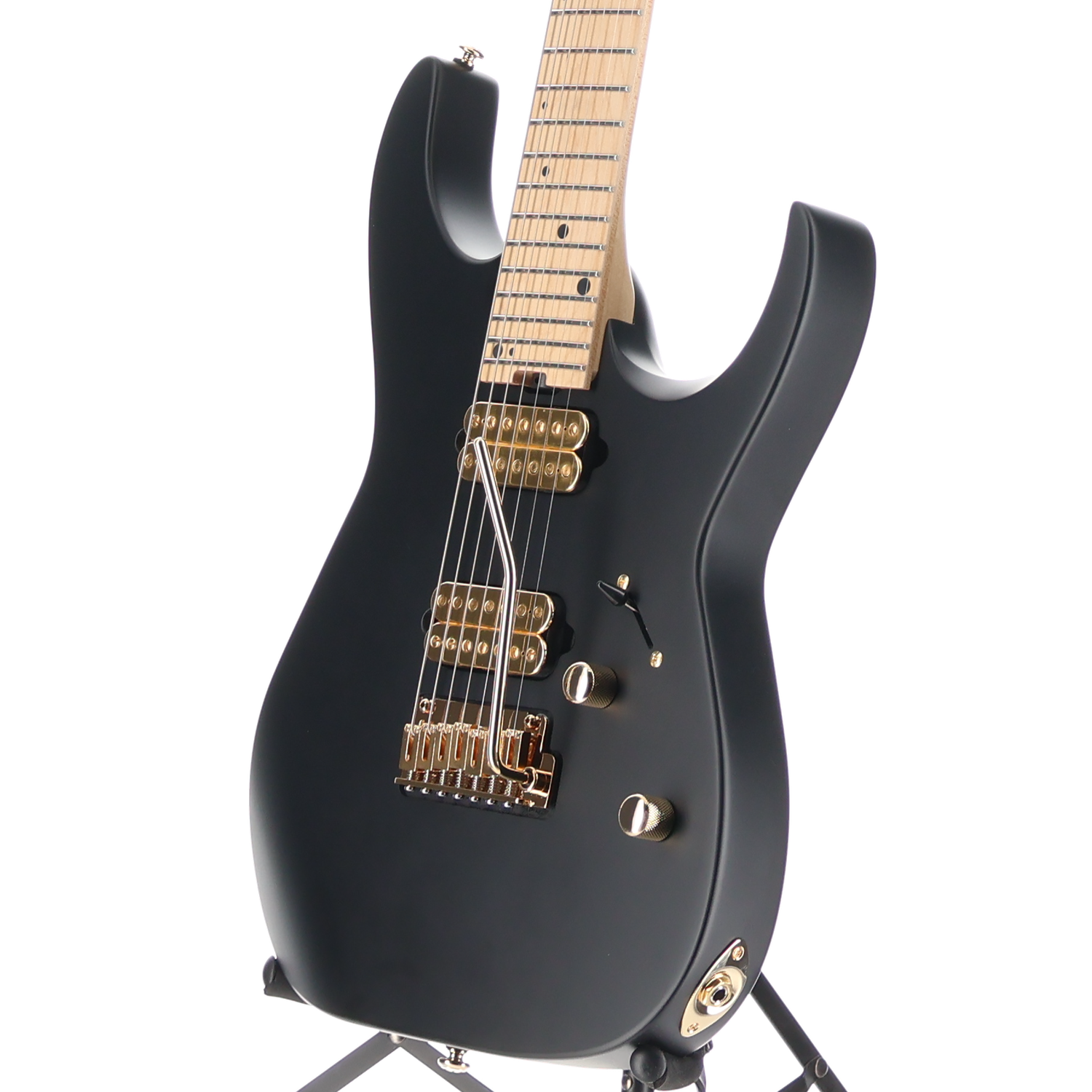 Charvel Angel Vivaldi Signature DK24-7 Nova, Satin Black, Maple Fingerboard, Expert Setup (A13) (00058)