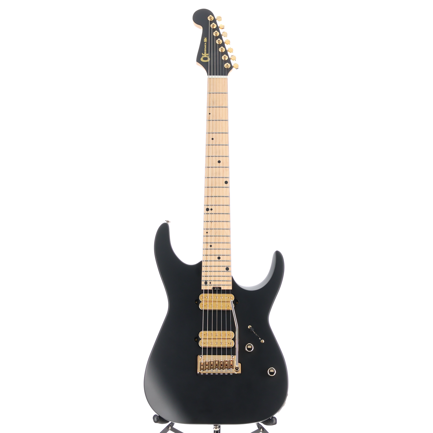Charvel Angel Vivaldi Signature DK24-7 Nova, Satin Black, Maple Fingerboard, Expert Setup (A13) (00058)