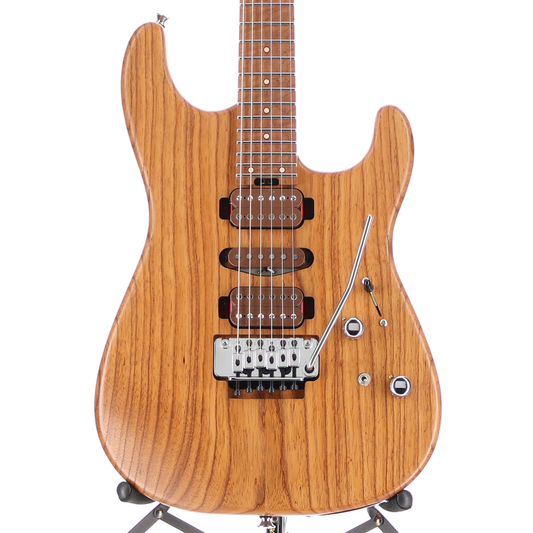 Charvel Custom Shop Guthrie Govan Signature HSH Caramelized Ash, Caramelized Flame Maple Fingerboard, Natural (P11) (00628)