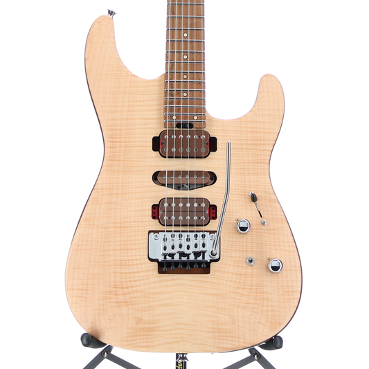 Charvel Custom Shop Guthrie Govan Signature HSH Flame Maple, Caramelized Flame Maple Fingerboard, Natural (RC4) (00357)
