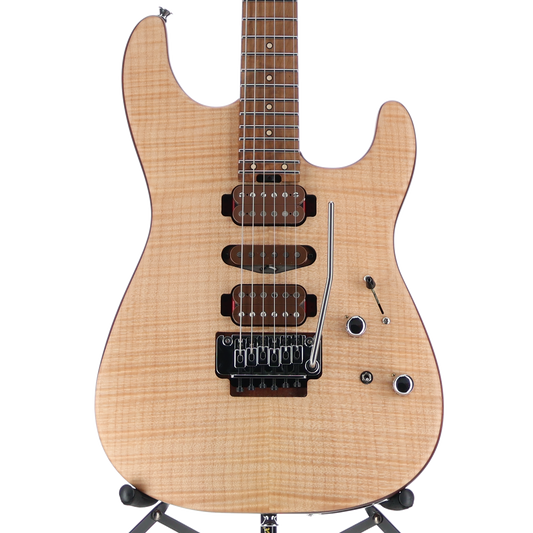 Charvel Custom Shop Guthrie Govan Signature HSH Flame Maple, Caramelized Flame Maple Fingerboard, Natural (X8) (00104)