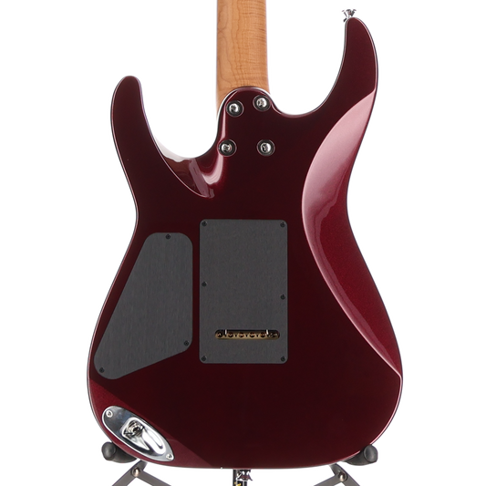 Charvel Custom Shop USA Select DK24 HH 2PT CM, Caramelized Flame Maple Fingerboard, Oxblood (RC2) (30164)
