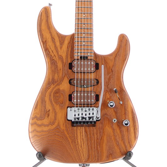 Charvel Guthrie Govan Signature HSH Caramelized Ash, Caramelized Flame Maple Fingerboard, Natural (BB12) (00342)