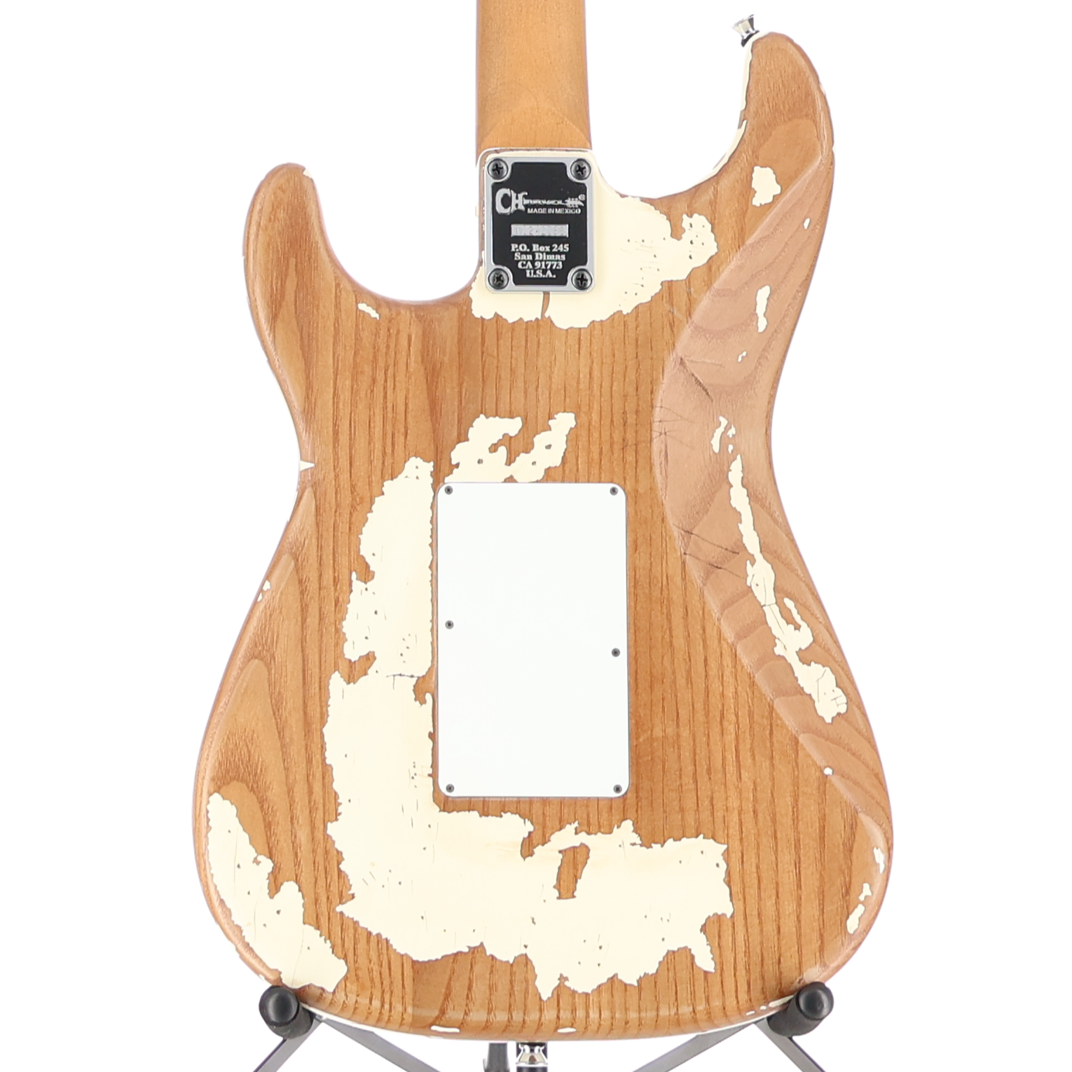 Charvel Henrik Danhage Limited Edition Signature Pro-Mod So-Cal Style 1 HS FR M, Maple Fingerboard, White Relic (G10) (42580)