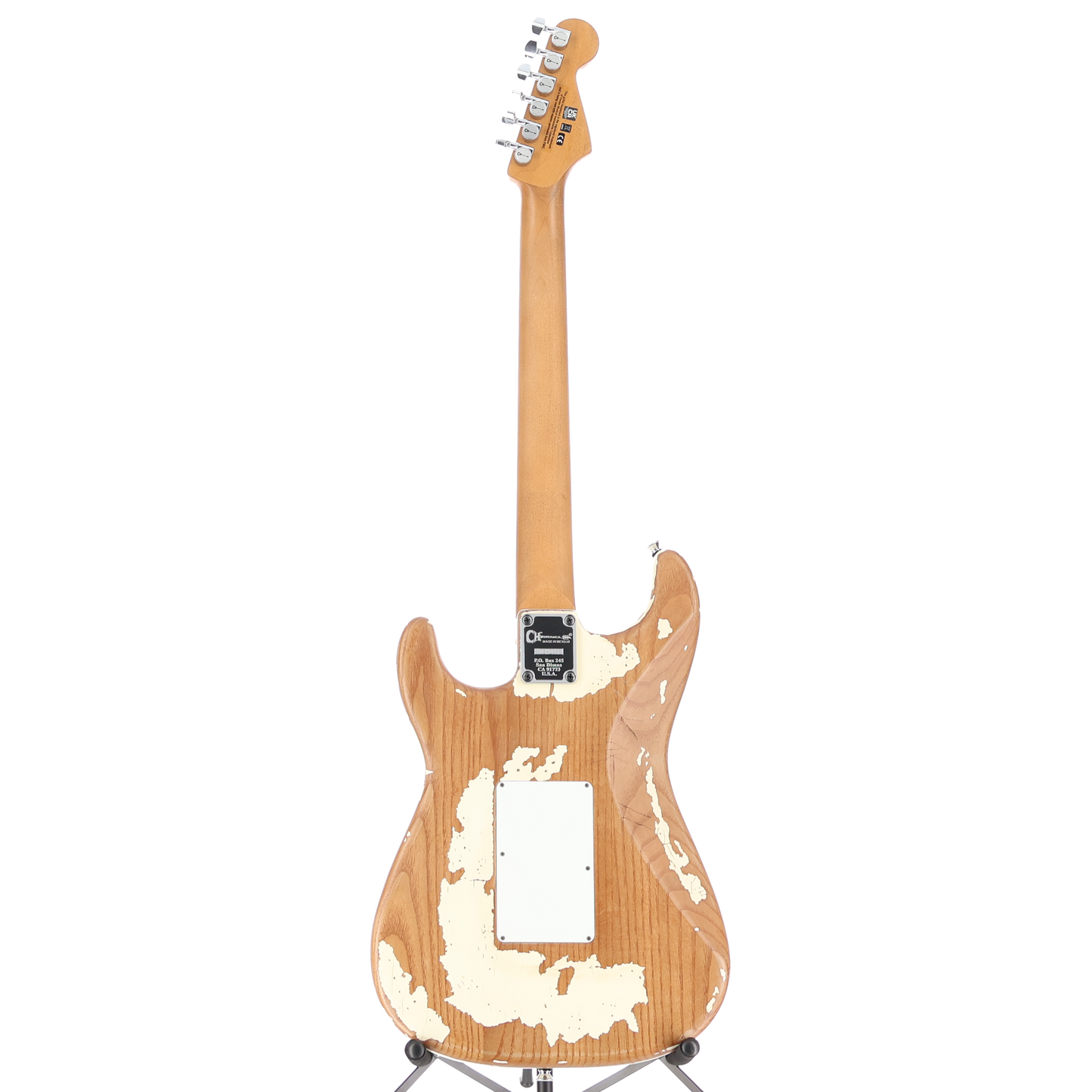 Charvel Henrik Danhage Limited Edition Signature Pro-Mod So-Cal Style 1 HS FR M, Maple Fingerboard, White Relic (G10) (42580)