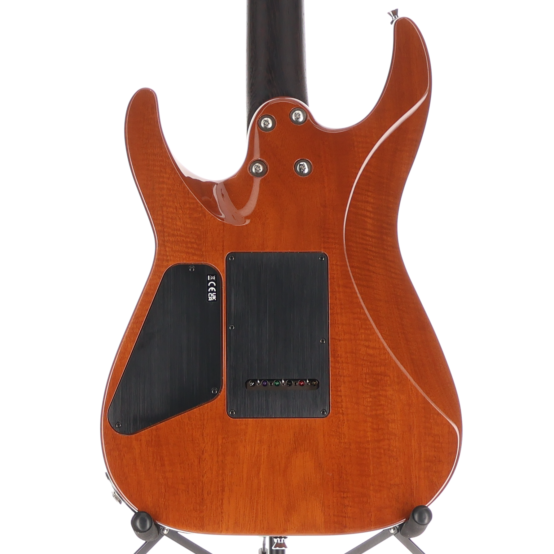 Charvel MJ DK24 HSH 2PT W Mahogany with Flame Maple, Wenge Fingerboard, Antique Burst (RP) (14887)