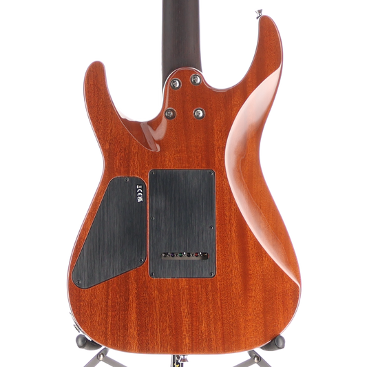 Charvel MJ DK24 HSH 2PT W Mahogany with Flame Maple, Wenge Fingerboard, Antique Burst (RP) (14887)
