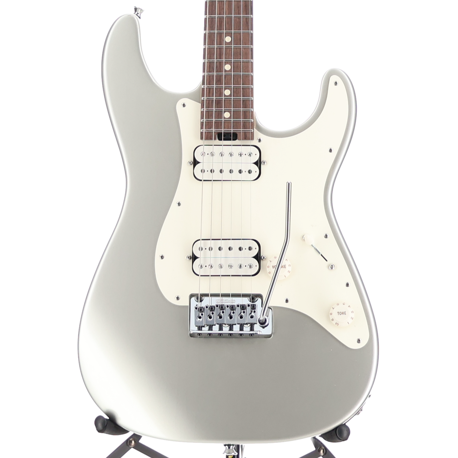 Charvel Prashant Aswani Signature Pro-Mod So-Cal PA28, Inca Silver (NITRO FINISH) Professional Setup (SR) (02164)