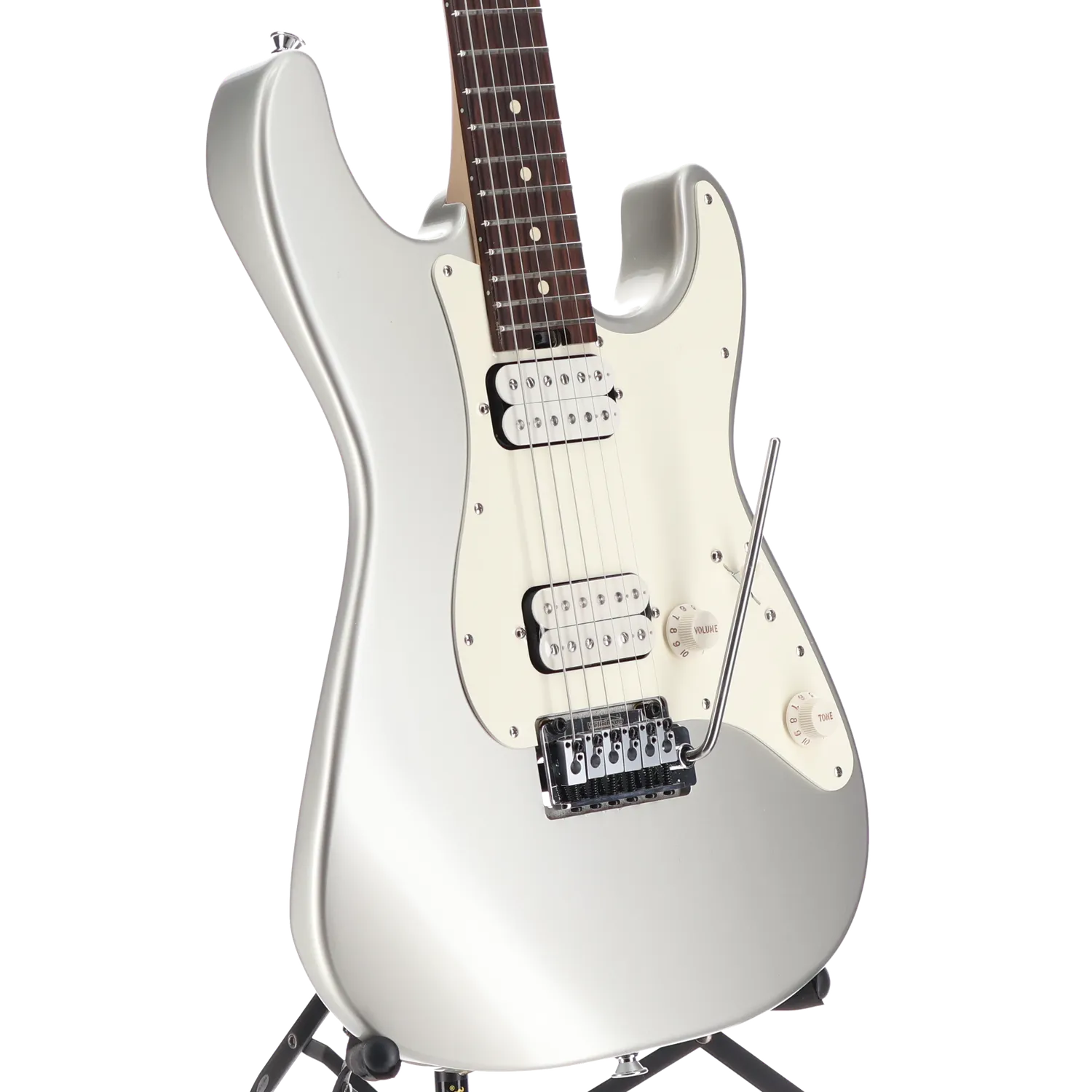 Charvel Prashant Aswani Signature Pro-Mod So-Cal PA28, Rosewood Fingerboard, Inca Silver (NITRO FINISH) (C11) (08308)