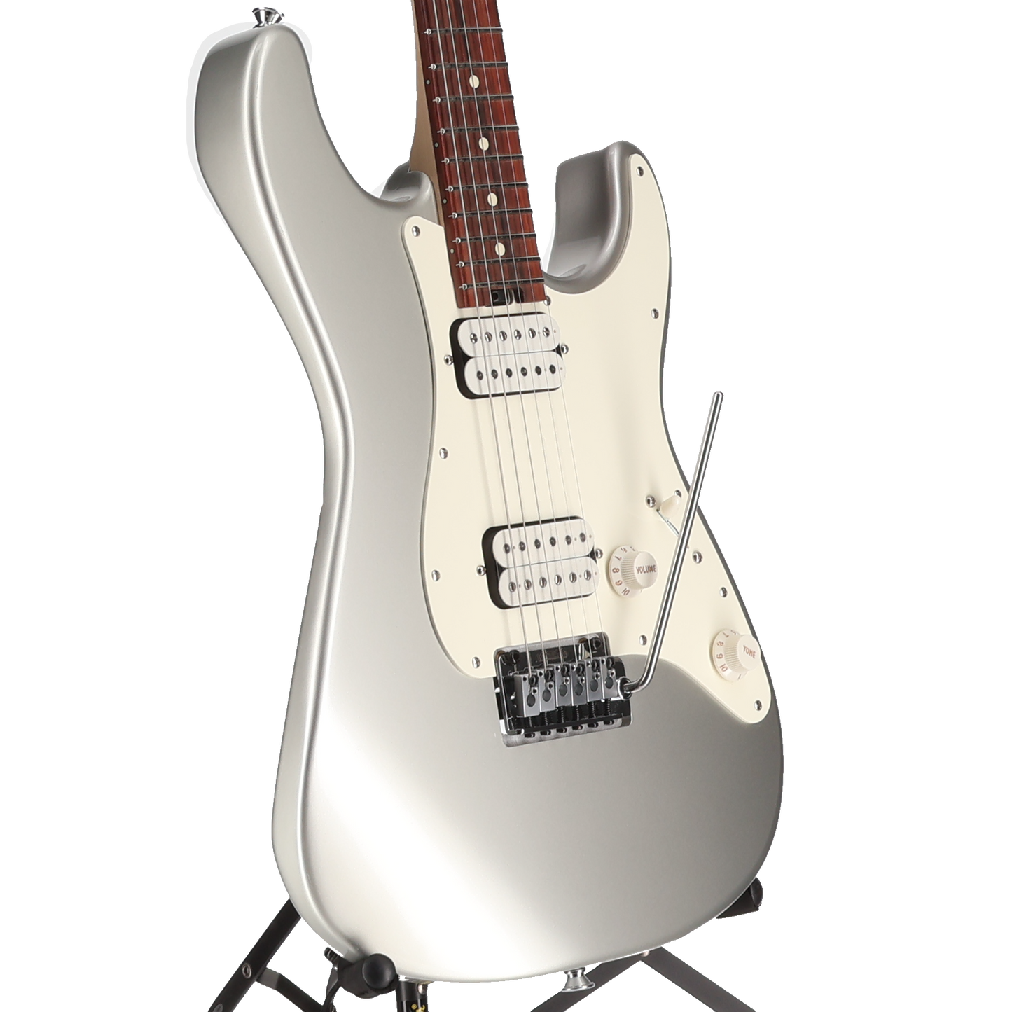 Charvel Prashant Aswani Signature Pro-Mod So-Cal PA28, Rosewood Fingerboard, Inca Silver (NITRO FINISH) (S8) (09565)